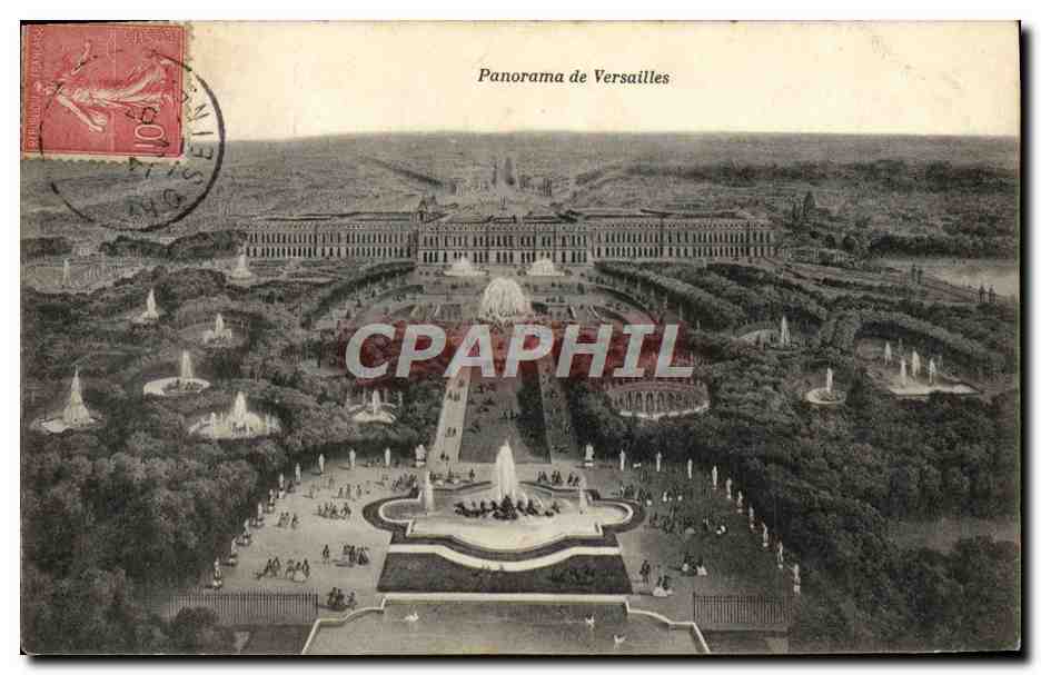 CPA Panorama de Versailles