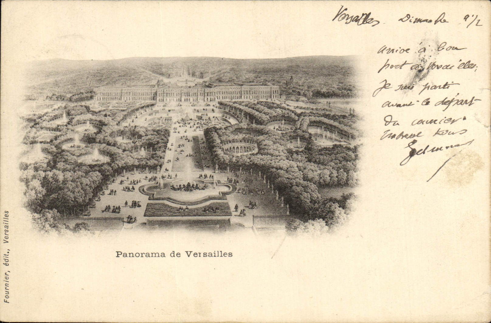 CPA Panorama De Versailles