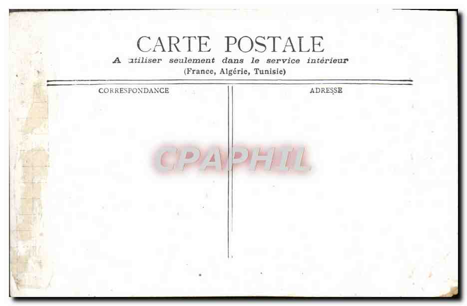 CPA Le Chateau De Versailles — Verso