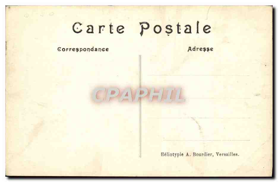 CPA Panorama De Versailles — Verso