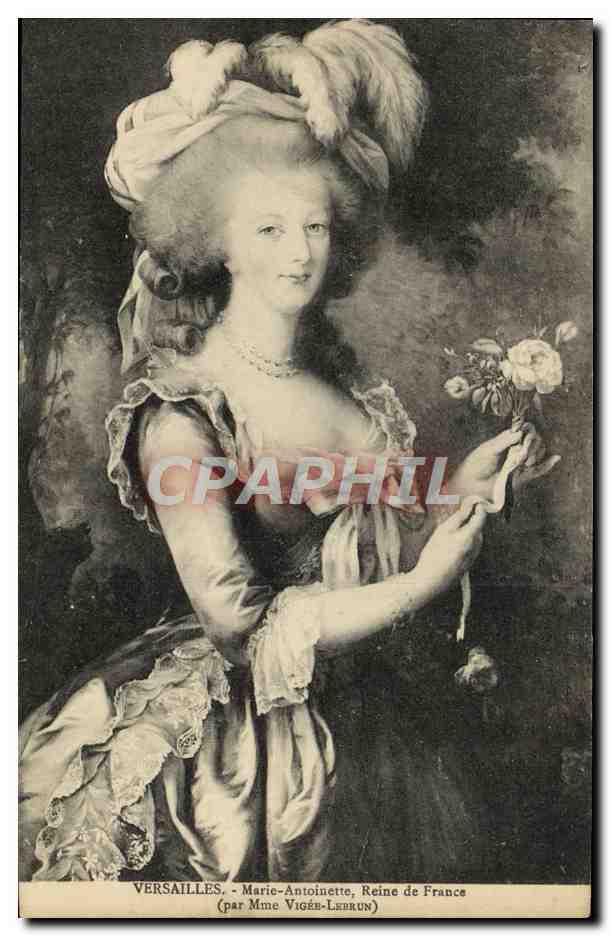 CPA Versailles Marie Antoinette Reine De France