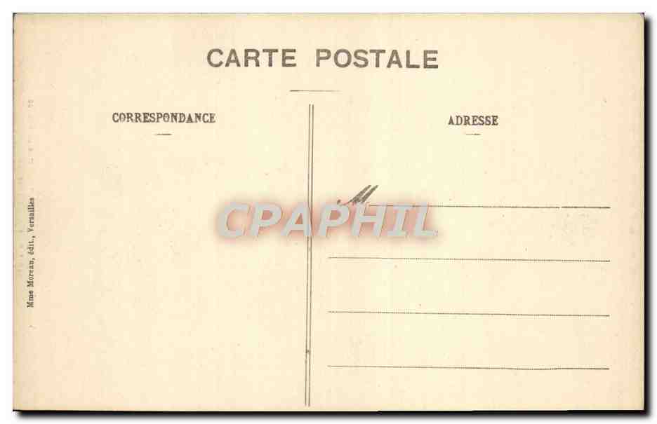 CPA Versailles Marie Antoinette Reine De France — Rückseite