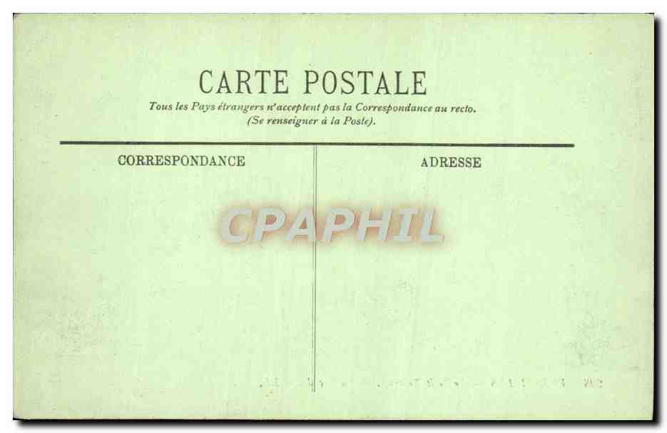 CPA Versailles Le Petit Trianon La Facade — Verso