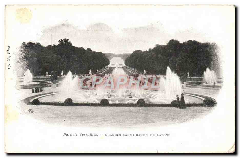 CPA Parc De Versailles Grandes Eaux Bassin De Latone