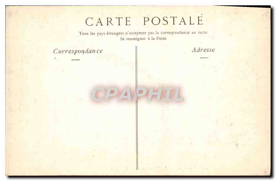 CPA Palais De Versailles Le Vestibule De La Chapelle — Rückseite