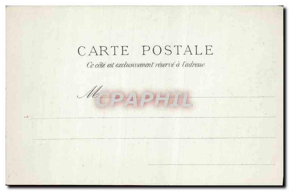 CPA Palais De Versailles Galesie Des Tombeaux — Rückseite
