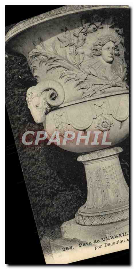 CPA Parc De Versailles Vase du soleil Dagoulou