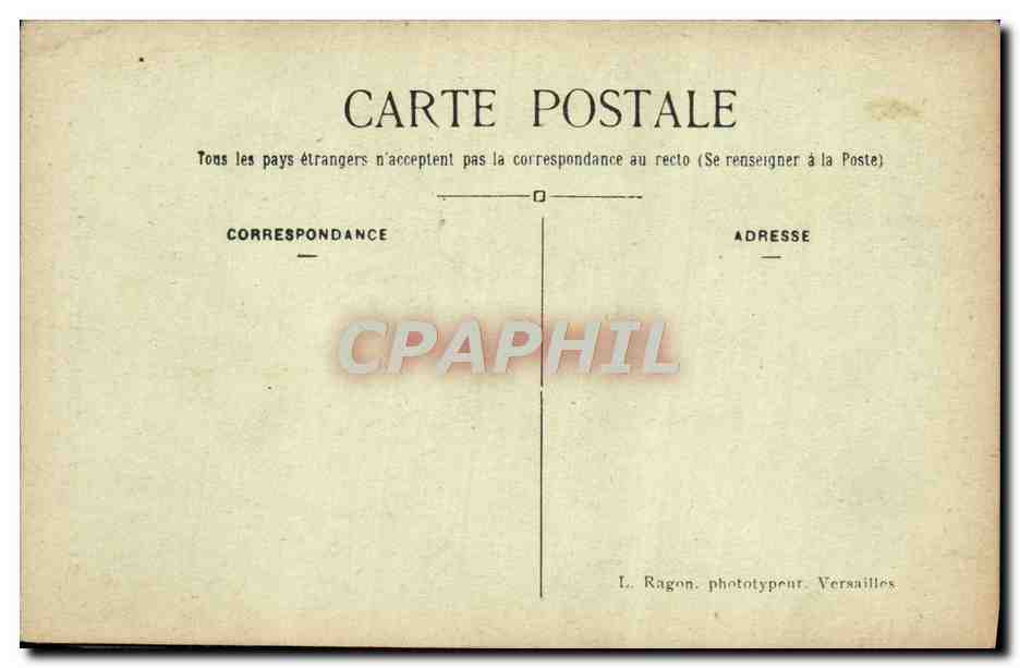 CPA Parc De Versailles Vase du soleil Dagoulou — Verso