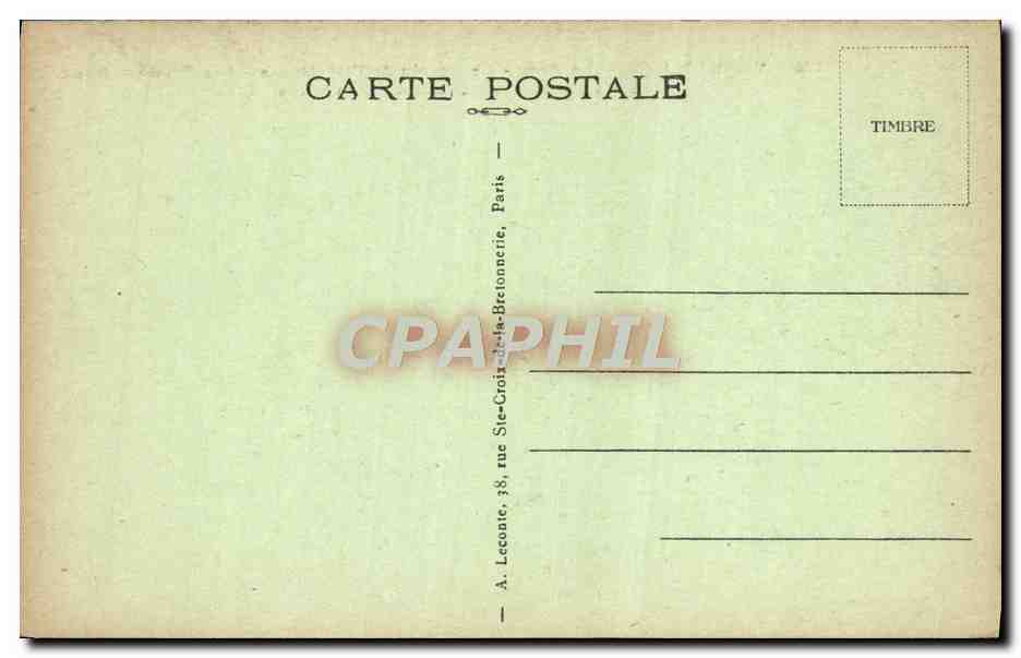 CPA Versailles Le Parc Le Bassin De l'Obelisque Les Grandes Eaux — Verso