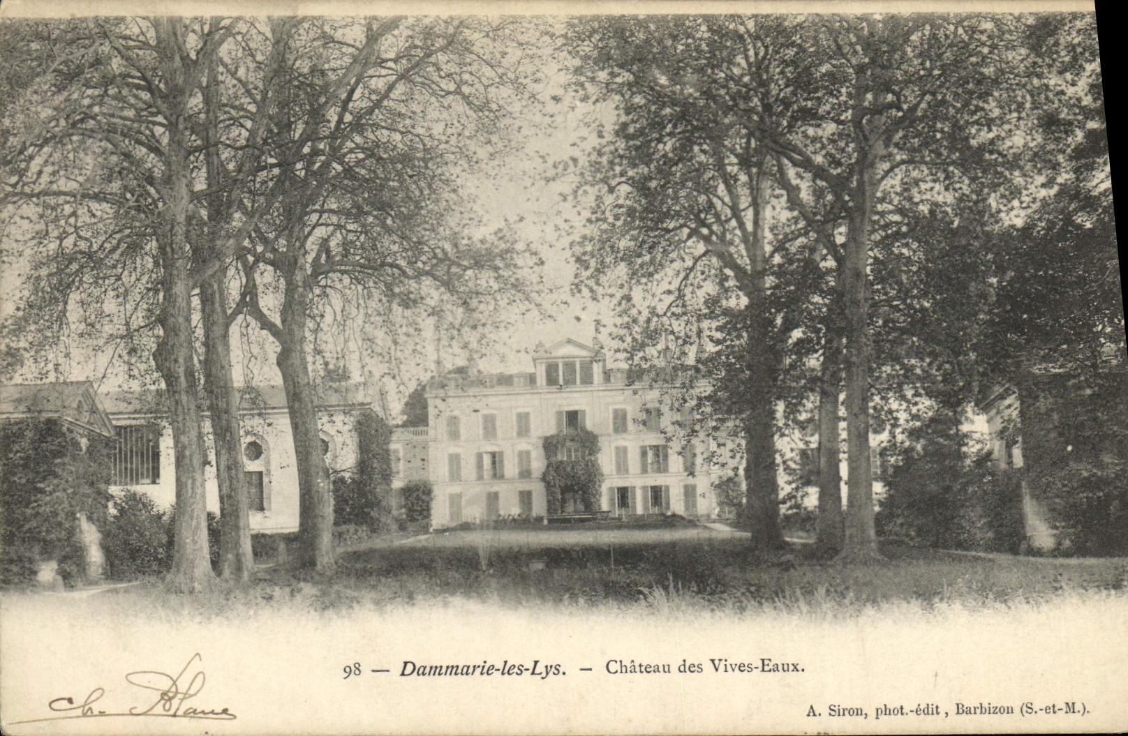 CPA Dammarie Les Lys Chateau Des Vives Eaux