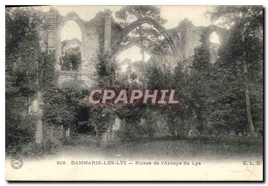 CPA Dammarie Les Lys Ruines De l'Abbaye Du Lys