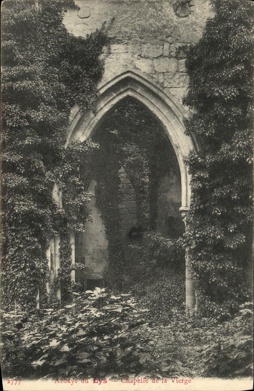 CPA Abbaye Du Lys Chapelle De La Vierge