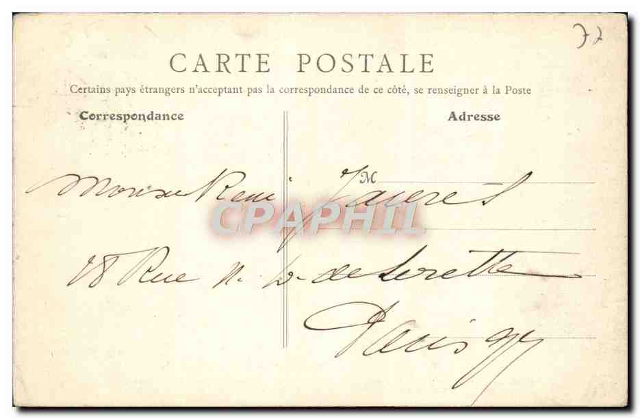 CPA Brie Comte Robert L'Hopital Hotel Dieu — Rückseite