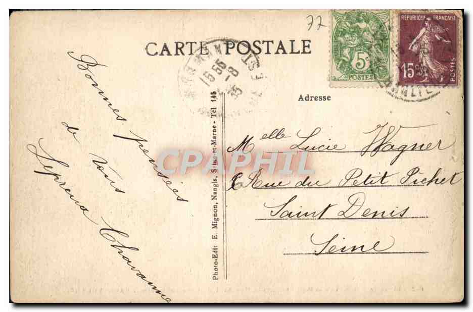 CPA Chateau De Bombon Residence De Marechal Foch Peudant le grande guerre — Reverso