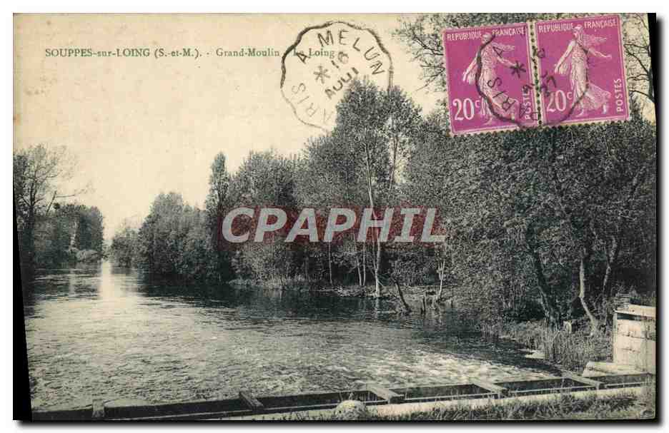 CPA Souppes Sur Loing Grand Moulin Le Loing