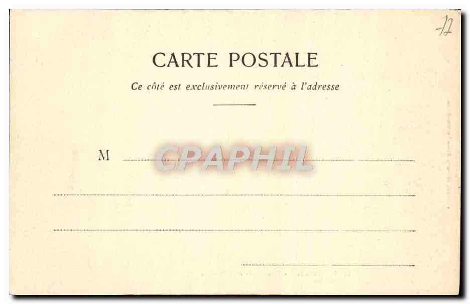 CPA Melun Le Chateau Des Vives et Le parterre — Rückseite
