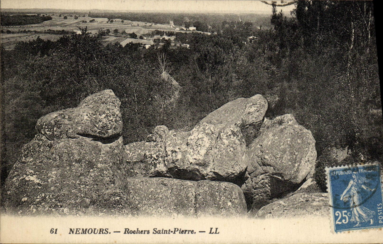 CPA Nemours Rochers Saint Pierre