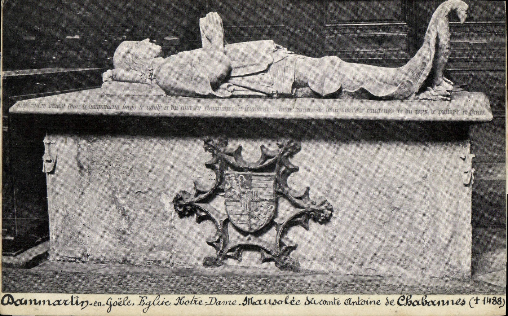 CPA Dammartin En Goele Notre Dame Mausolee du comte Antoine de Chabannes