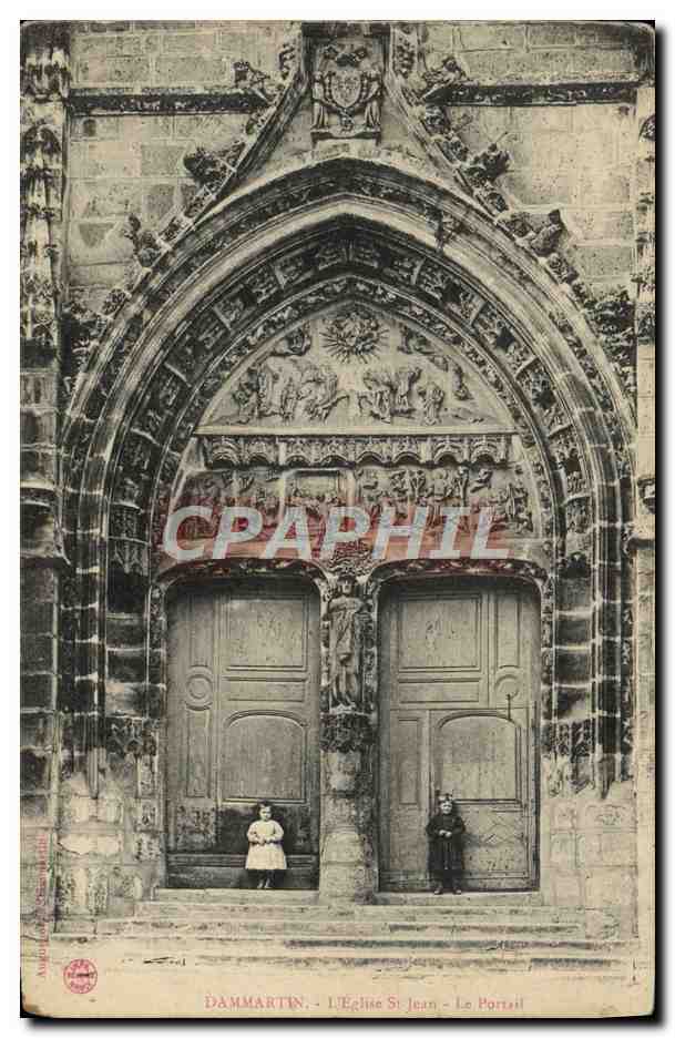 Dammartin - L'Église St Jean - Le Portail