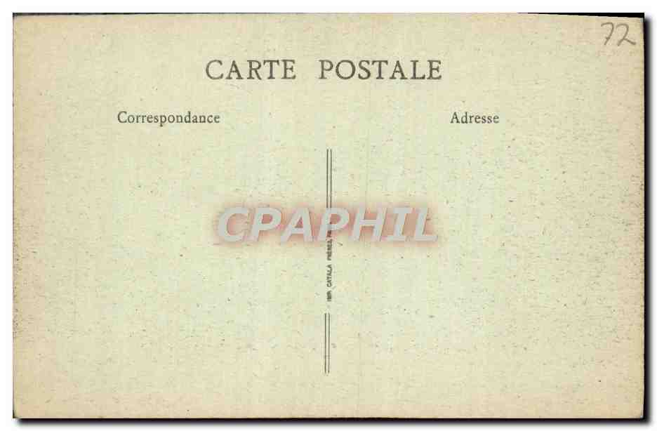 Château-Fort de Dammartin-en-Goele — Aspect vers 1809 — G.L., édit.-photo, Dammartin — Verso