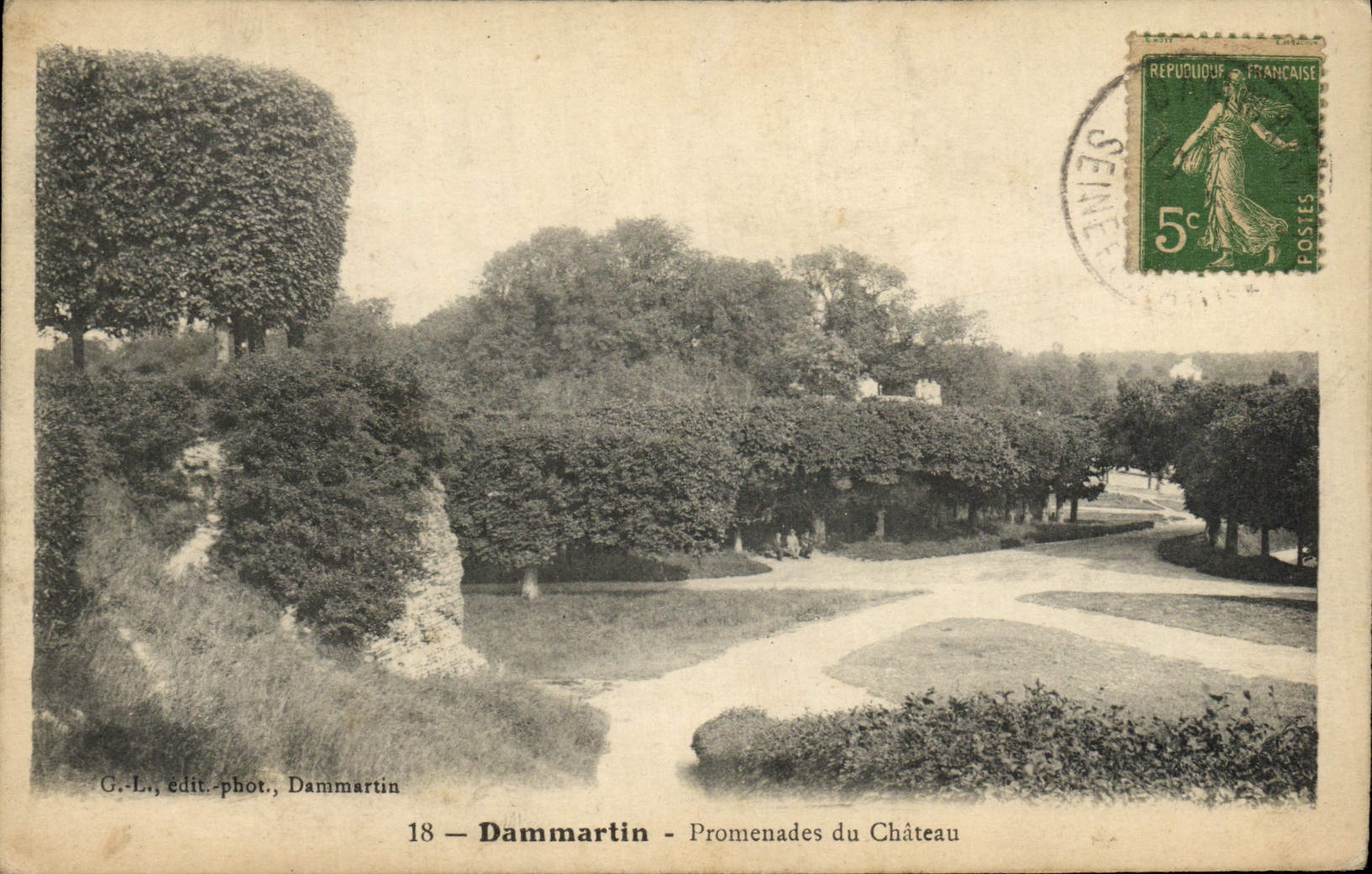 Dammartin - Promenades du Château — G.-L., édit.-phot., Dammartin
