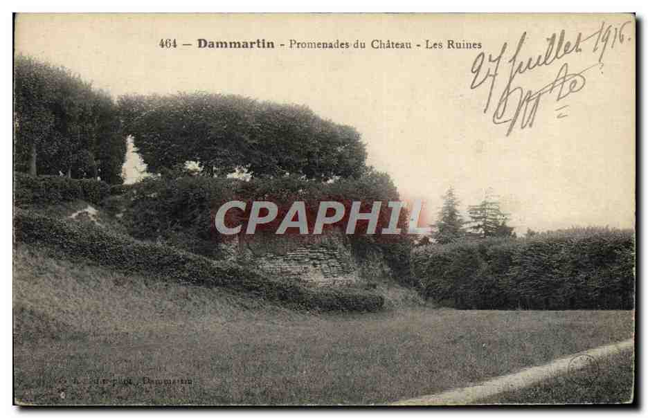 Dammartin - Promenades du Château - Les Ruines — éditeur H. Le Poul, n° 464