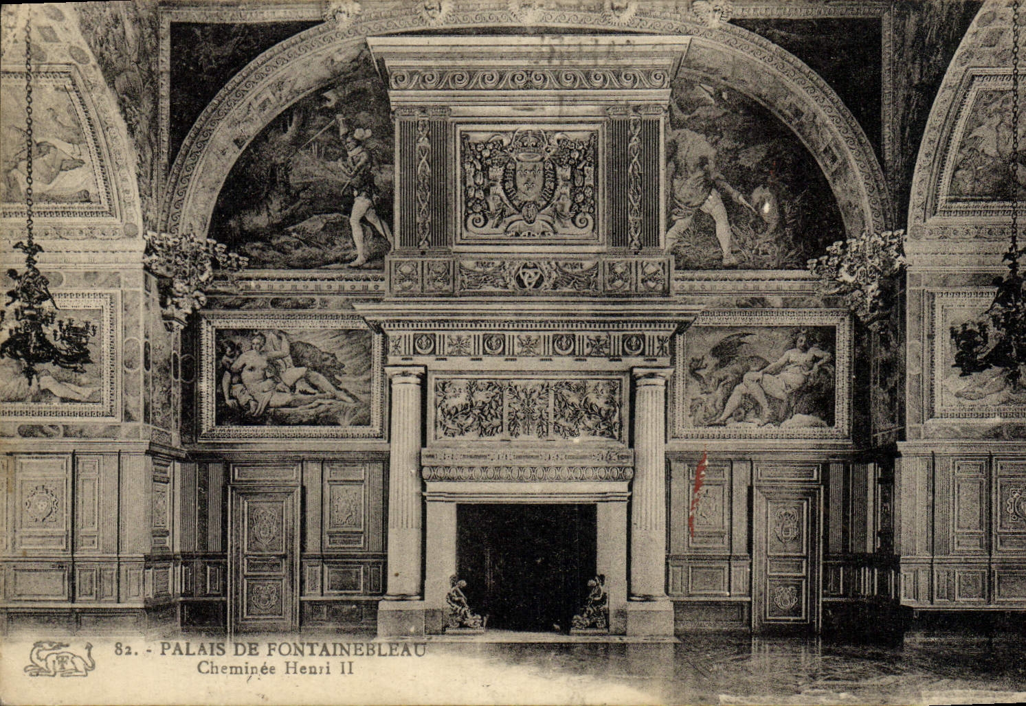 Palast von Fontainebleau — Saal von Heinrich II — Anonymer Verlag, Nr. 82