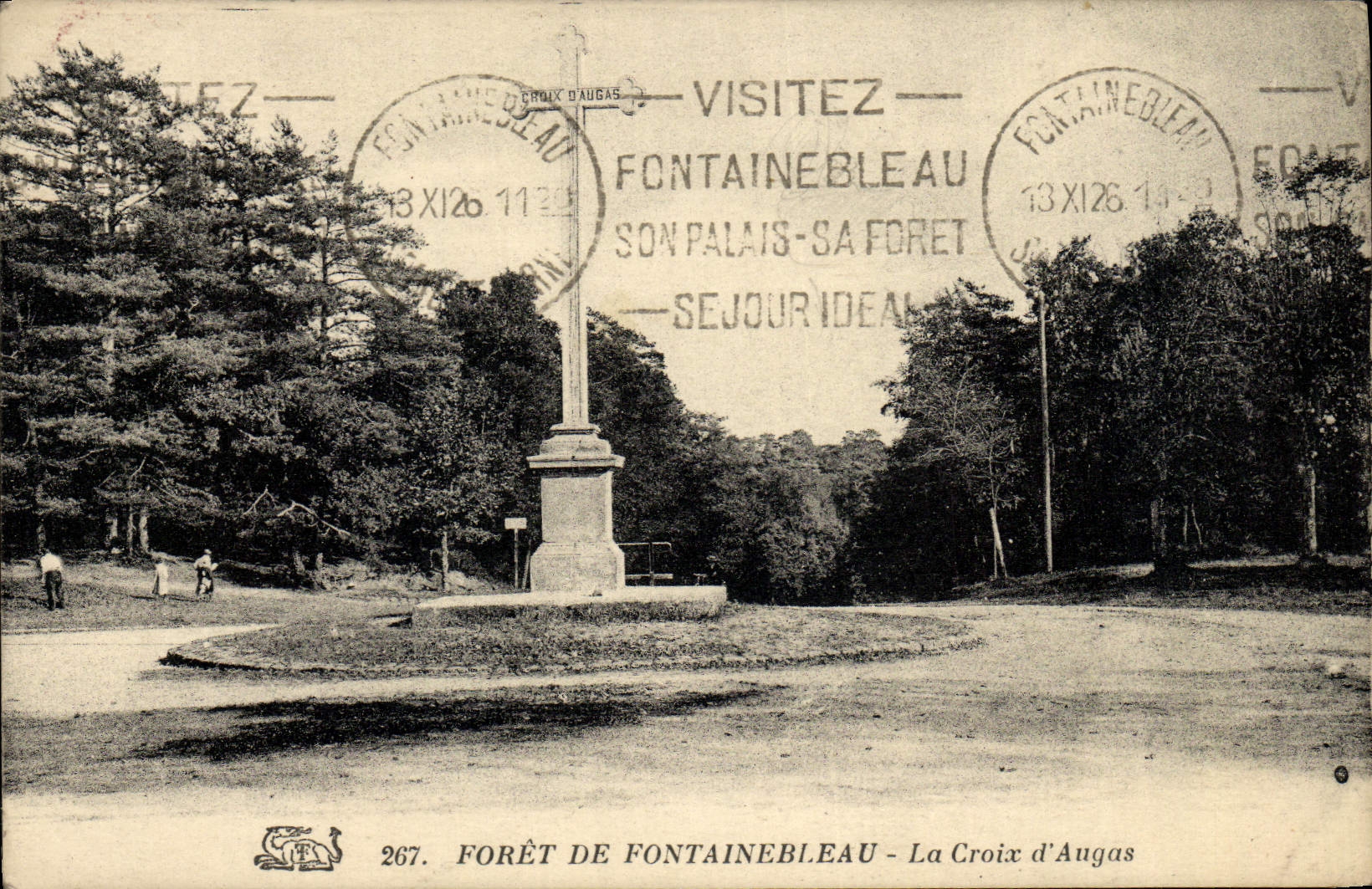 Forêt de Fontainebleau — La Croix d'Augas — Verleger: 267