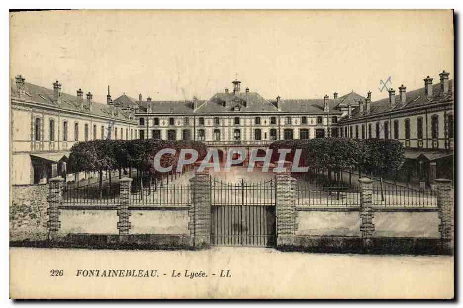 Fontainebleau - Le Lycée - LL - Anverso