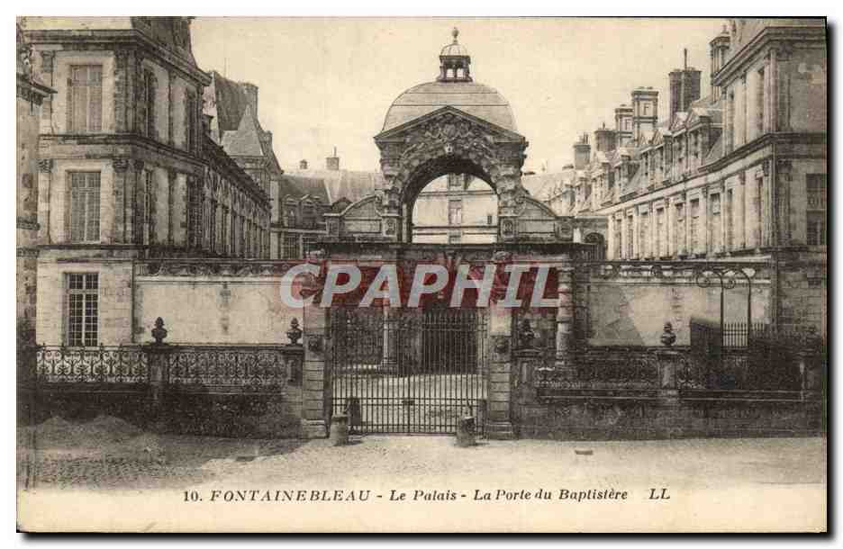 Fontainebleau - El Palacio - La Puerta del Bautizo — LL, n°10