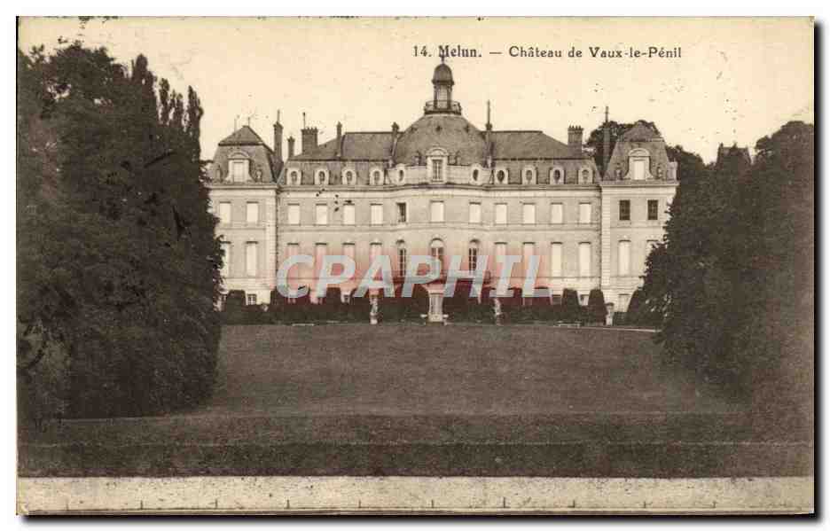 CPA Melun Chateau De Vaux Le Penil