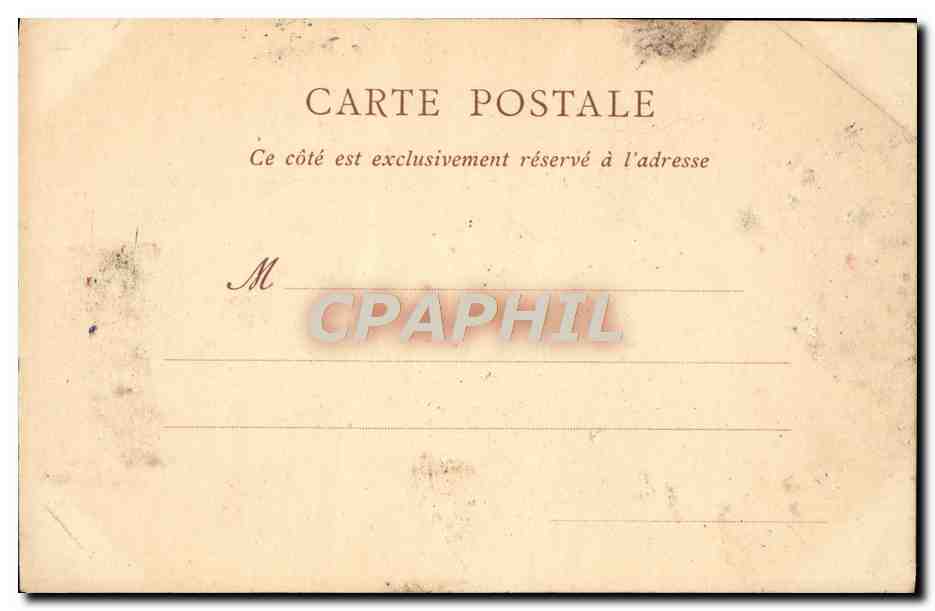 CPA Foret De Fontainebleau La Mare de Franchard — Verso