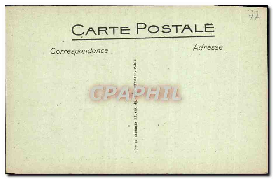 Fontainebleau — Le Château — Salon de Jeux de l'Impératrice Joséphine — LL. — N° 287 — Verso