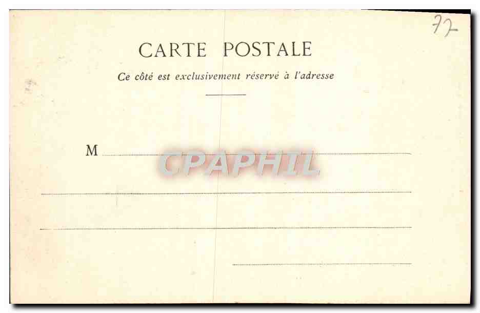 Parque de Fontainebleau - Vista del Canal — Thibault, editores, n°47 — Reverso