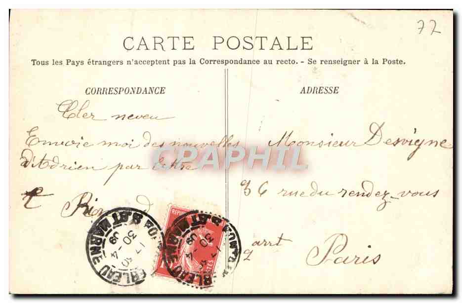 Fontainebleau — El Bosque — El Nido del Águila — LL — Reverso