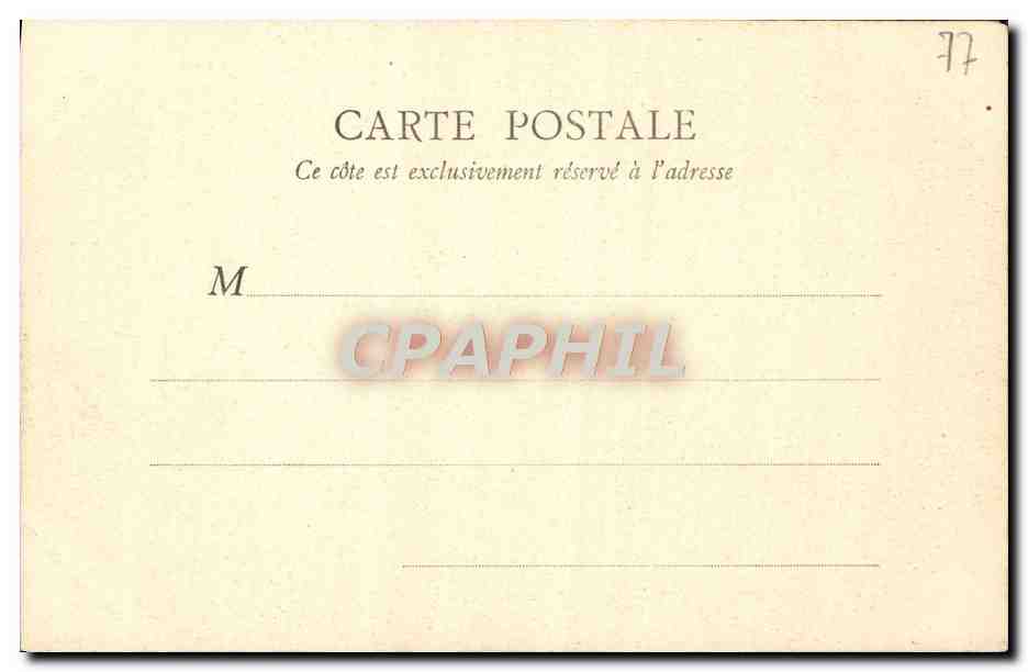 Bosque de Fontainebleau — Garganta de los Lobos — B.F. Paris, n°6 — Reverso