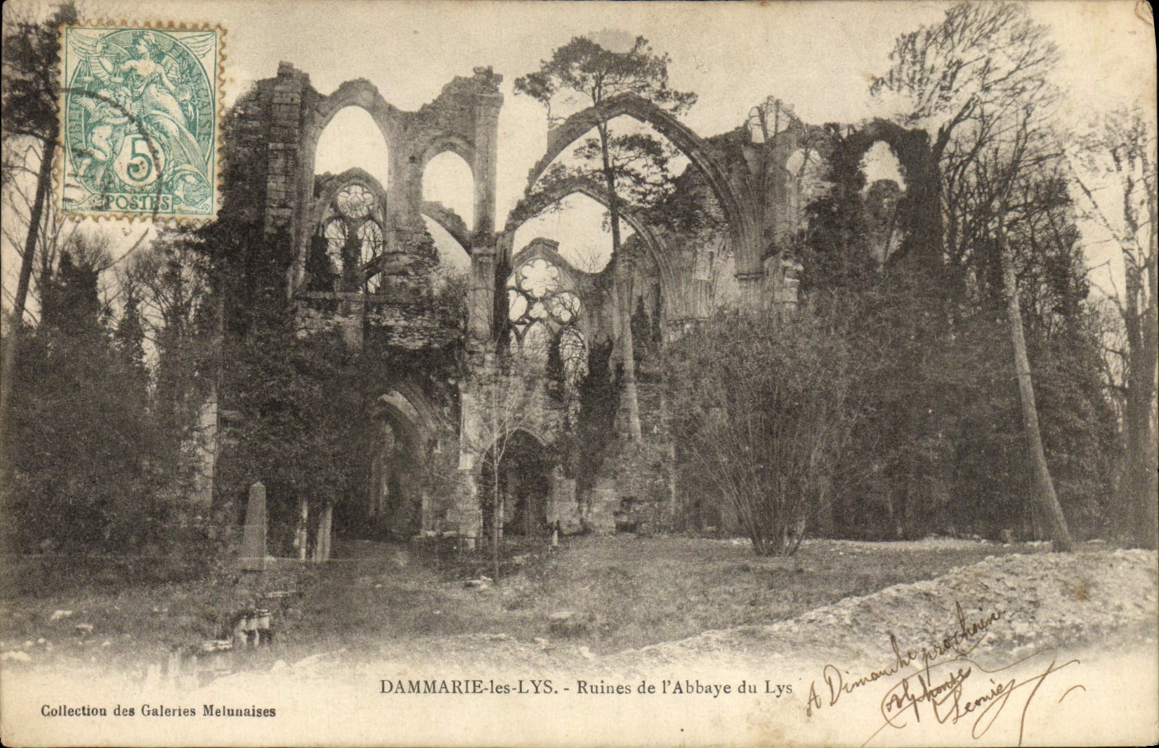 CPA Dammarie Les Lys Ruines l'abbaye Du Lys