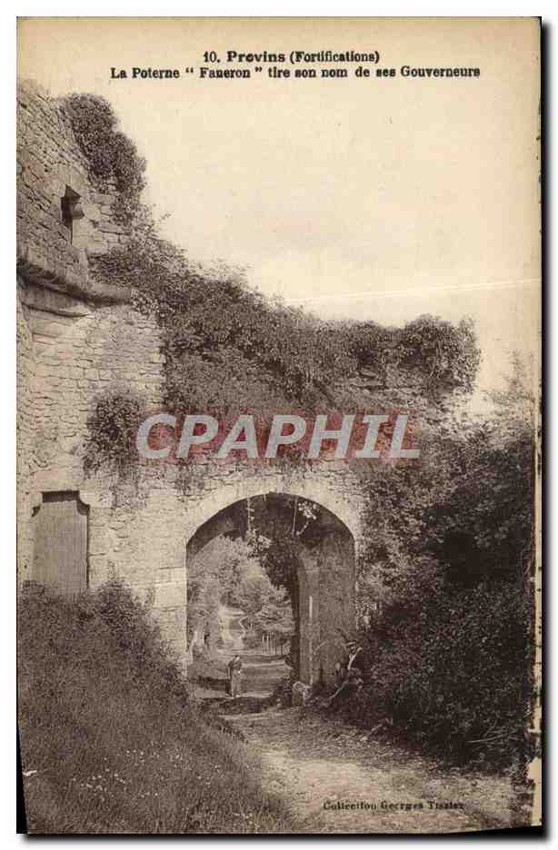 Previns (Fortifications) — La Poterne "Faneron" — Collection Georges Tixier