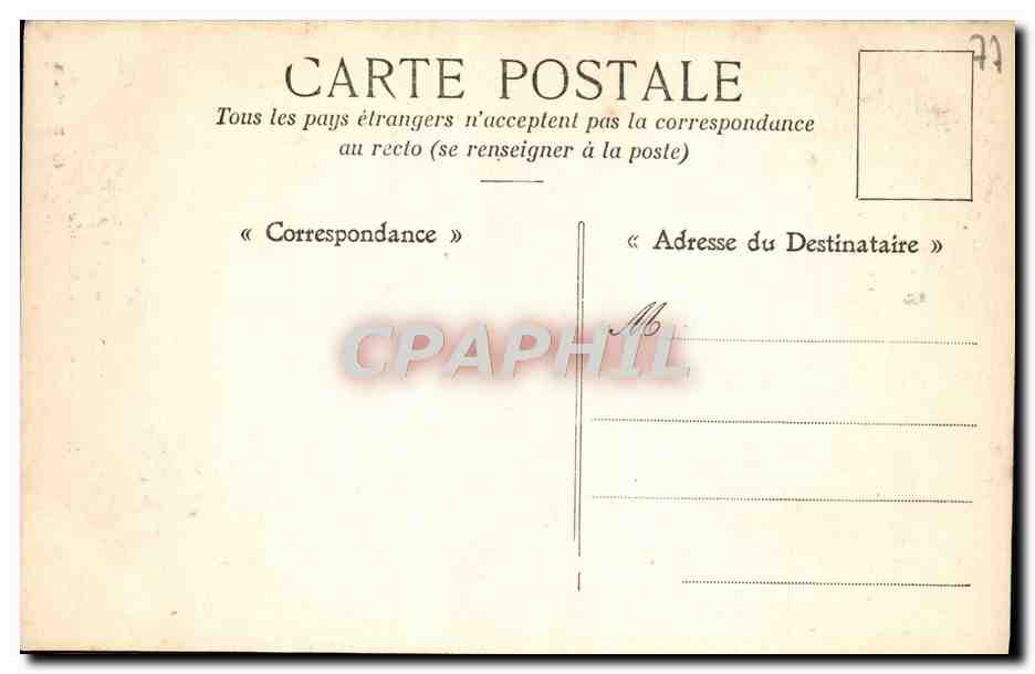 CPA Meaux Interieur De La Cathedrale — Verso