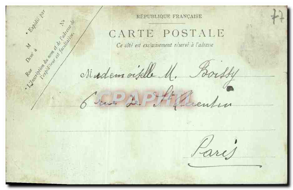 Fontainebleau — Il Palazzo — La Camera del Re — LL — Verso