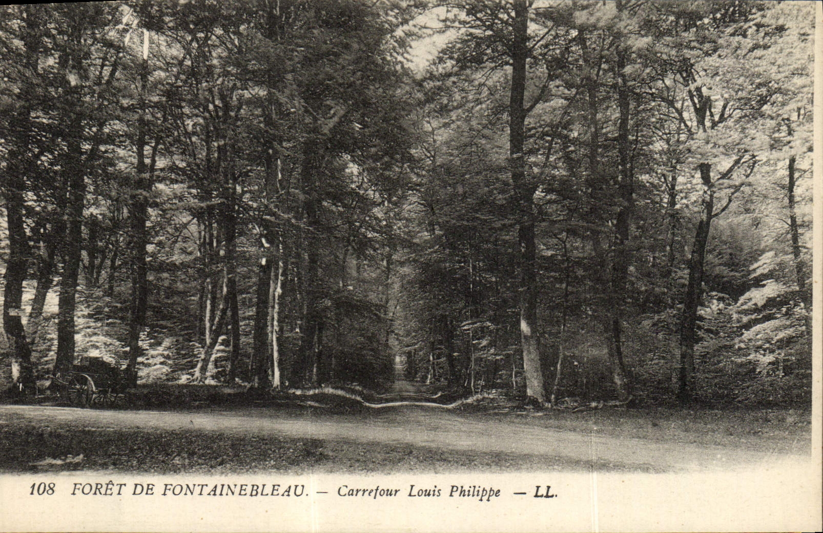 Wald von Fontainebleau — Kreuzung Louis Philippe — LL. — n°108