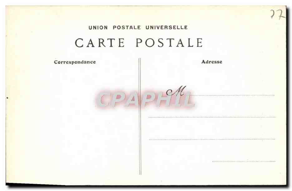 CPA Moret Sur Loing Maison Du 15eme — Verso