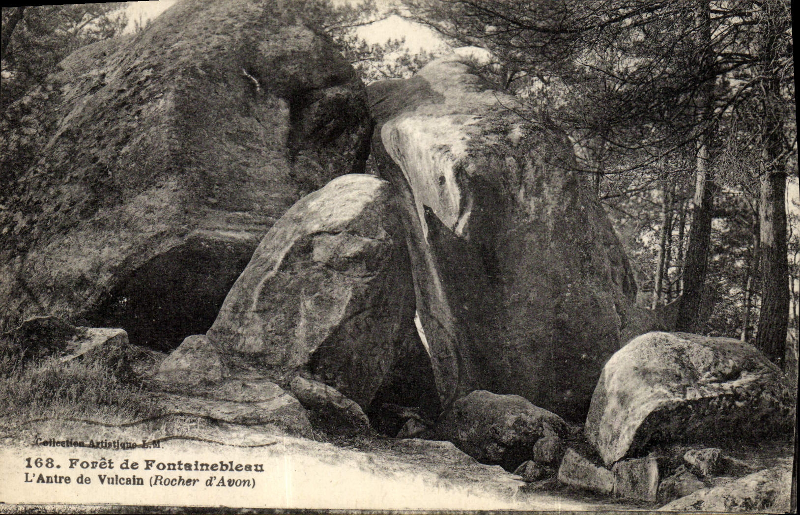 El Antro de Vulcano — Bosque de Fontainebleau — Colección Artística L.M. n°168
