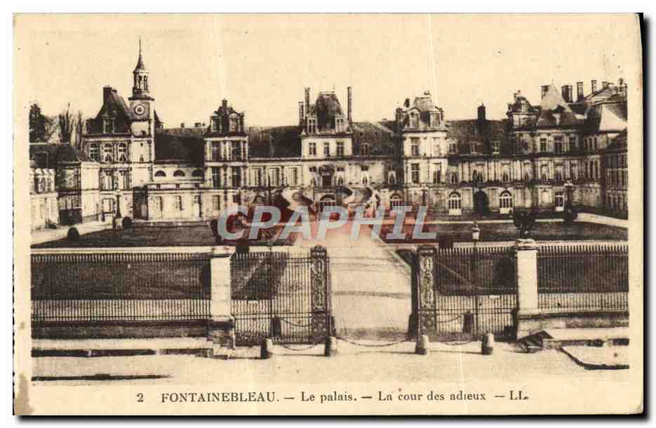 Fontainebleau — Das Schloss — Die Abschiedshalle — LL