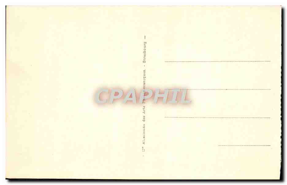 Fontainebleau — Schloss und Bassin des Tibres — Verlag C. P. A. n°6 — Rückseite