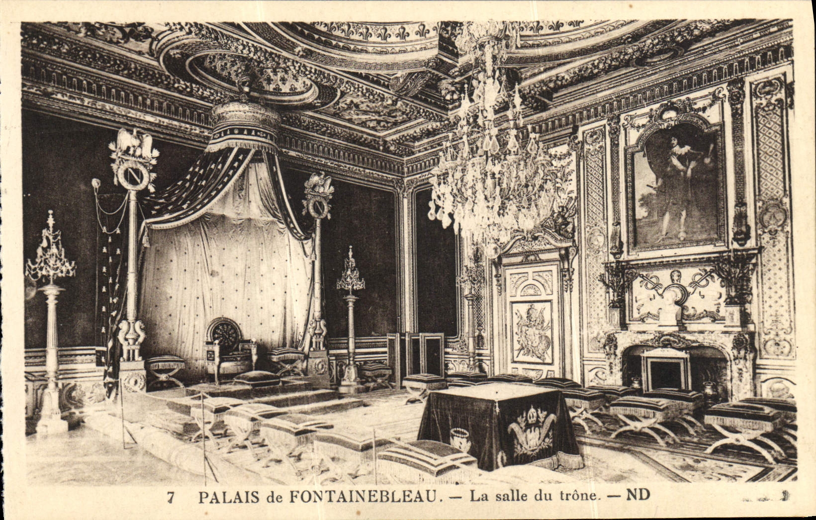 Palais de Fontainebleau — La salle du trône — ND