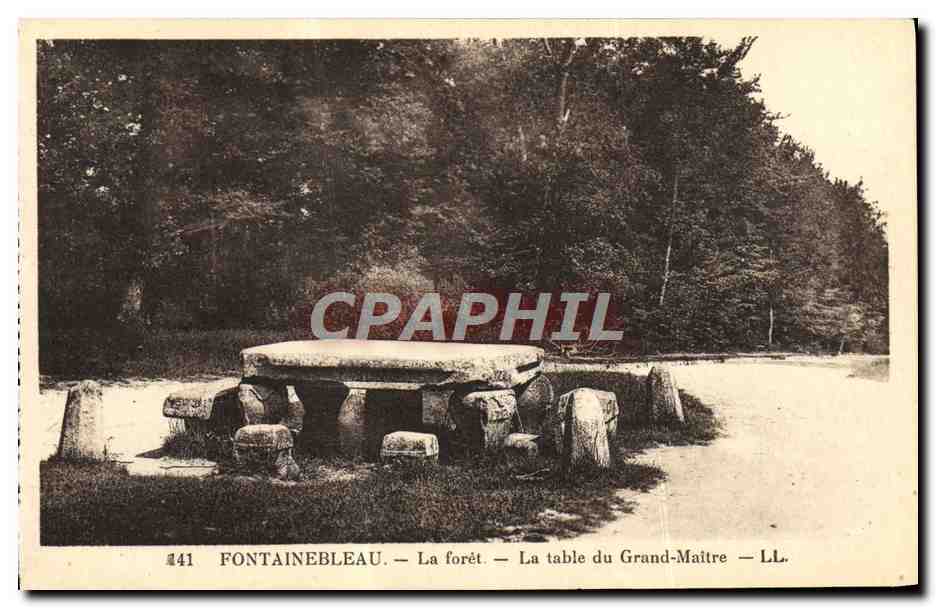 Fontainebleau — La foresta — La mesa del Gran Maestro — LL. n°441