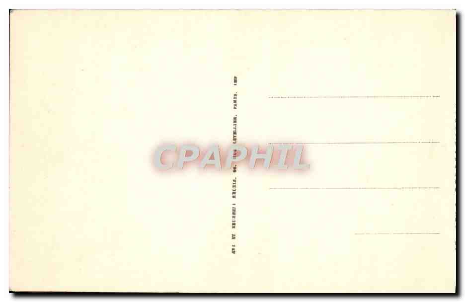 Fontainebleau — La foresta — La mesa del Gran Maestro — LL. n°441 — Reverso