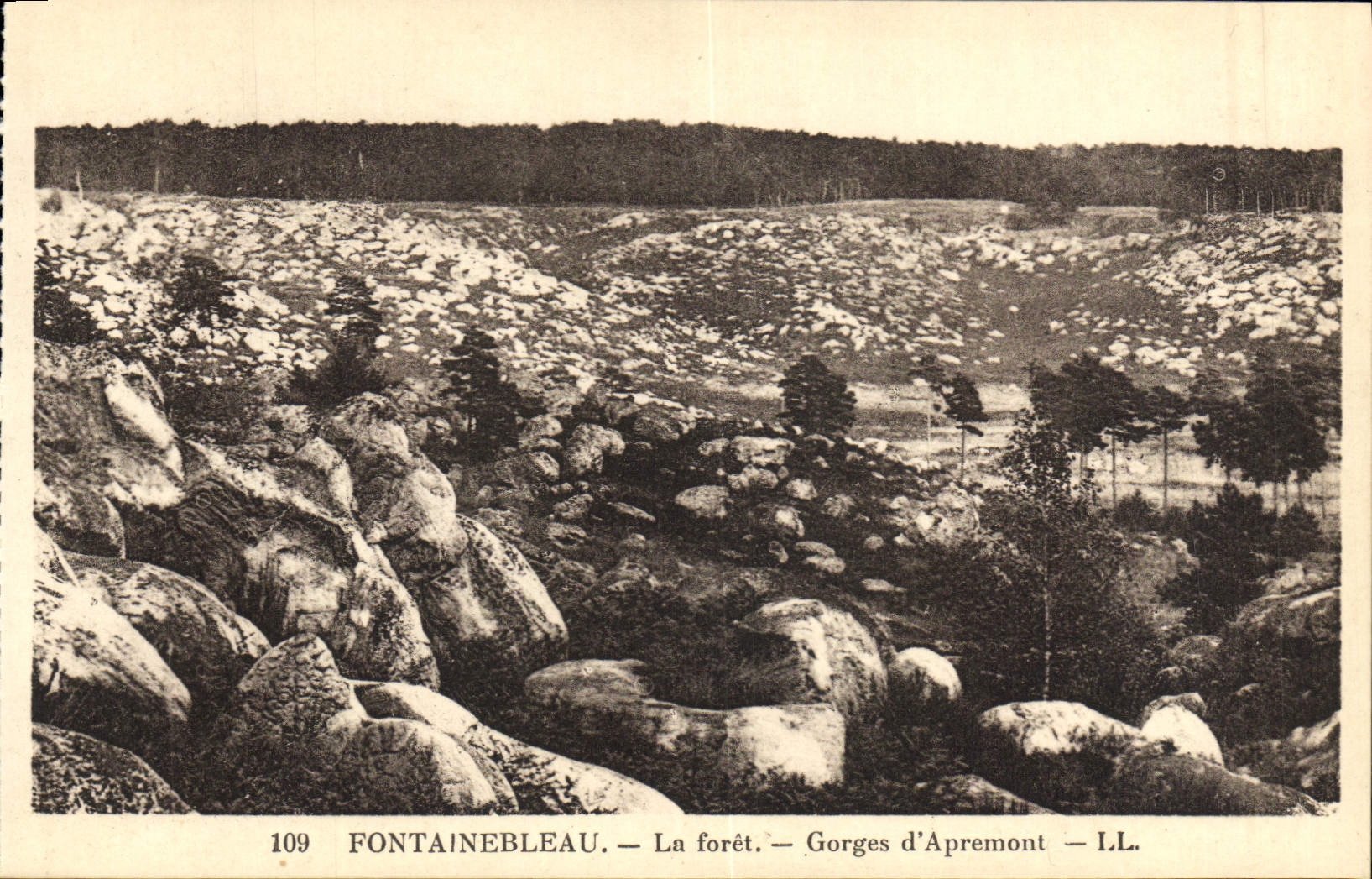 Fontainebleau — La foresta — Gorges d'Apremont — I.L.
