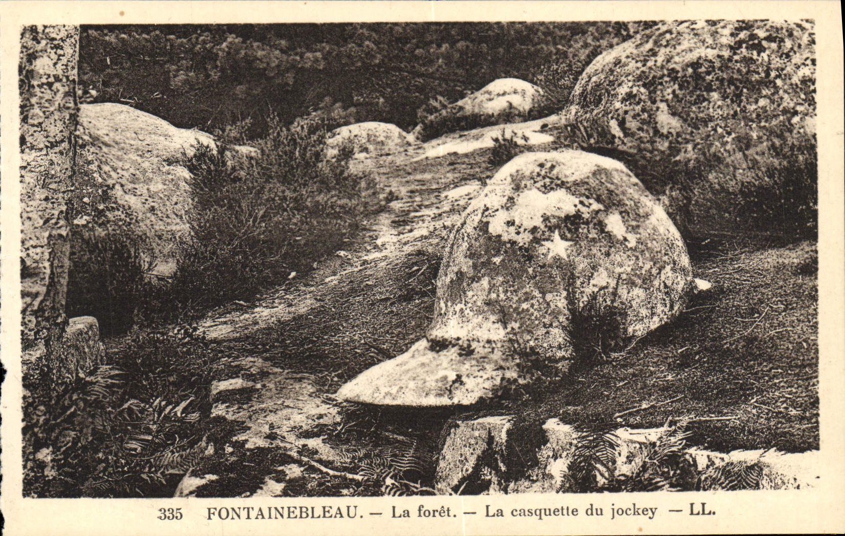 Fontainebleau — La forêt — La casquette du jockey — LL.